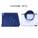 Anime Blue Lock Cosplay Kost&uuml;&uuml;m Spordir&otilde;ivad Isagi Yoichi Jalgpallis&auml;rk &Uuml;htne Keskkooli Riietus S