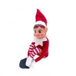 LUTIN FARCEUR FILLE ELVIE 10X5X38CM ROUGE punane