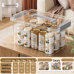 Suure mahutavusega l&auml;bipaistev plastist hoiukast riiete, m&auml;nguasjade, sn&auml;kkide ja raamatute jaoks Size 1 High Transparency PET [27x19x14.5] l&auml;bipaistev valge v&auml;rv