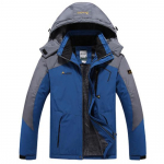 Talvejope Meeste Plus Velvet Warm Wind Parka 6XL Plus Size Must kapuutsiga talvejope meestele. L
