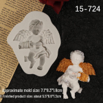 Cupid Angel silikoonvorm fondandile, koogikaunistustele, &scaron;okolaadile, savile &ndash; aroomiteraapia t&ouml;&ouml;riist &ndash; partii tootmine