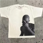 R&auml;ppar Frank Retro Graafiline T-s&auml;rk Meeste Hip Hop Ookeani Album Riietus T-s&auml;rgid Y2k Unisex Blond Mood &Uuml;lisuur Puuvillane T-s&auml;rk 4XL