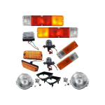 Suzuki Samurai tagatulede komplekt 1986-1995 T&auml;ielik komplekt Esitulede T&otilde;eline tule/Suunatule/L&auml;bipaistev pirn/K&uuml;lgvalgusti/Numbrim&auml;rgituli
