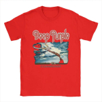 Deep Purple T-s&auml;rgid Meeste 100% puuvillased naljakad T-s&auml;rgid &Uuml;mmarguse kaelusega l&uuml;hikeste varrukatega topid Suur suurus 4XL