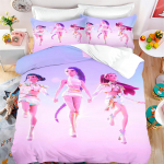 k-pop Anime, Kodune Magamistoa Mugavus P&otilde;hjamaade pol&uuml;estermaterjal, sobib lastele ja t&auml;iskasvanutele, 3-osaline komplekt 90x200cm