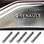 5-osalised Renaulti k&otilde;larikleebised Koleosile, Lagunale, Latitude'ile, Talismanile, 23 Clio'le ja Loganile. Lahedad metallist dekoratiivembleemid (Renault)