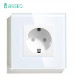BSEED 1/2/3-kangi puutetundlikud valgustusl&uuml;litid 1/2/3-suunalised treppidele, koridoridele, pluss seinakontakt, USB C-pordid, EL-standard, klaaspaneel 2Way