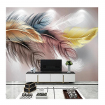 3D fototapeet Loov sulgedest seinamaaling Kaasaegne magamistuba elutuba diivan TV taustaseina paber fresko 200 cm(W) x 140 cm(H)