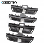 Eesmise keskkliima konditsioneeri keskmine ventilatsiooniv&otilde;re v&auml;ljalaskeava kattepaneel Mercedes Benz W204 C180 C200 C220 C230 C260 C300 jaoks Black 2PCS