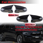 Rearview Mirror Housing Wing Side Mirror Cover LHD Fit For BMW X1 F48 X2 F39 Z4 G29 1 2 series F45 F46 F52 F40 Car Glossy Black