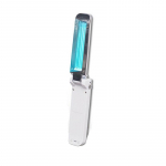 Steriliseerimislamp kaugjuhtimispulga plastikust kaasaskantav USB UV-desinfitseerimisvalgusti koduseks kasutamiseks valge