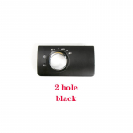 Auto sisek&uuml;lje esitulede l&uuml;litipaneeli kaunistus Esitulede nupupaneeli asendus Mercedes Benz ML GL W164 X164 300 350 450 500 jaoks 2 HOLE Black