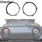 7 inch Headlight Mounting Bracket Retainer Ring Mount for 97+ Jeep Wrangler TJ H