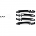 6PCS Car Exterior Trim Exterior Door Handles Covers in ABS Material For Kia Stinger 2018- Left-hand Drive/Right-hand Drive LHD Black