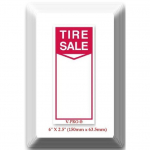 Tire Label - Tire SaleI 1 Roll of 250 Stickers 6 X 2.5 (150mm x 63.5mm)