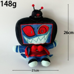 Hazbin Hotel S2 Kurja Voxi pehme t&auml;idisega m&auml;nguasi Cartoon-nukk Padi Armas Kawaii Kingitus f&auml;nnidele Film TV Kogumisobjektid 25cm