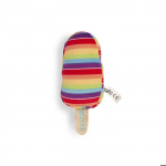 Jouet pour chien en peluche - GLORIA - Gloria Rainbow - Blanc - Polyester - Avec son valge