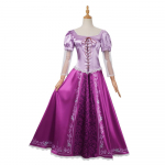 Anime Rapuntsel printsessi cosplay kost&uuml;&uuml;m t&uuml;drukutele naistele seelik kleit fantasia Halloweeni karnevali peo rollikarikatuuriline riietus XS
