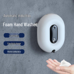 Suure n&otilde;udlusega puutevaba seinale kinnitatav nutikas vahuseebidosaator avalikeks tualettruumideks ja kodudeks valge