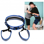 Transfer Gait Belt Aid w/ Leg Loops Training Nursing Detachable Buckle Traction for Patient S