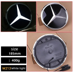 Auto Esiosa Grillitud T&auml;he Embleem LED Valgustusega Logo Valge Valgus Mercedes Benz C117 W204 W205 W213 W253 W166 W176 GLA GLAE jaoks