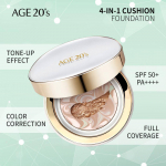 Signature Essence Cover Pact Long Stay koos t&auml;itepakendiga #21 Light Beige 14 g x 2 tk