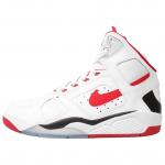 Nike Air Flight Lite Slip Resistant Abrasion Resistant High top Basketball Shoes Men's White Red 329984-103 42.5