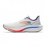 Anta Mach 6 Comfortable Textile, Rubber Low top Running Shoes Men's White Silver Blue 112615582-3 45