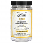 J R Watkins, Detox, Vanni- ja du&scaron;iaromateraapia tabletid, Kurkum ja tsitron, 6 tabletti, 0,8 untsi (22 g) Iga