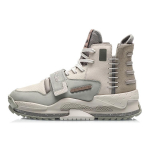 Li Ning CF Alien Hacker Abrasion Resistant Slip Resistant Coverage High top Athletic Shoes Men's Gray AGLQ167-4 41