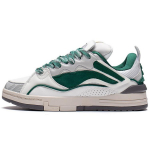 Li Ning Wave Golden Leather Sports Slip Resistant Cushioning Abrasion Resistant Low top Skateboard Shoes Men's AECS073-2 43.5