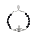 Vivienne Westwood Messaline Saturni Ripatsiga Helme K&auml;ev&otilde;ru Unisex K&auml;ev&otilde;ru Must H&otilde;be 6103007502P178P178 Box
