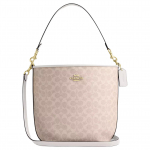 Coach City Kopp 34 Logo Magnetiline Sulgemine Kaetud L&otilde;uend Koppkott Naiste kotid Liiv Kriit CT802-IMXDM Basic Set (Bag+Dust Bag)
