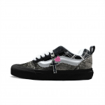 Vans Knu Skool Kangast Kulumiskindlad Madalad Tennised Rula Kingad Unisex Must Hall VN0009QC6BT1(Team613-) 35
