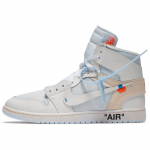 Jordan 1 Retro High Off White Alaska AA3834-100 36