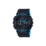 Casio G-Shock Seeria Klassikaline N&otilde;elkella Kahekordne N&auml;idik Spordi Veekindel Kvarts Kell Meeste kellad Must GA-110LN-1A Black Dial gray