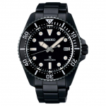 Seiko Prospex Seeria 200M Veekindel P&auml;ikeseenergia Kvartsliikumine Roostevabast Terasest Rihmaga K&auml;ekell Meeste kellad Must SNE599P1 Black Dial