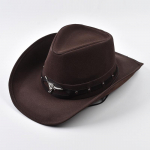 100% nahast meeste ja naiste l&auml;&auml;ne-cowboy m&uuml;ts lai &auml;&auml;r ristiisa m&uuml;tsid h&auml;rrasmehe kirikuk&uuml;bar mehele jazz-m&uuml;ts One Size kohv