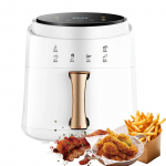 1400 W 8L &otilde;hufrit&uuml;&uuml;r ilma &otilde;lita Kodumajapidamises kasutatavad intelligentsed frit&uuml;&uuml;rid Ahi 360 Kuuma &otilde;hu tsirkulatsiooniga pliit Smart Touch AirFryer valge