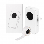AIMO D35 etiketivalmistaja mini termilise etiketiprinteri taskumasin k&otilde;ik &uuml;hes BT Connect kleepsilt with 1 label roll
