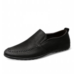 Ehtne Nahk Meeste Madalad Kingad Luksusbr&auml;nd Meeste Mokassiinid Suveks Meeste S&otilde;idukingad Pehmed Hingavad &Auml;rikannud Vabaaja Slip-on 38 must