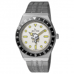 Q TIMEX Kell Kvarts 5 ATM Veekindel Mineraalklaas Valge sihverplaat TW2W70600 Unisex [TIMEX] [Ehtne] valge