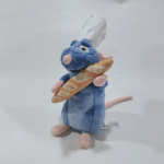 Ratatouille Remy Rott Prantsuse Leivaga Pehmed M&auml;nguasjad Armas 33cm Remy Hiir Pehmust&auml;idisega M&auml;nguasjad Pehmed Kujud Kingitused Lastele S&otilde;bralik gray