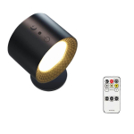 USB-laetavad LED-tuled puldiga 3 v&auml;rvitemperatuuri Heledus reguleeritav 360&deg; p&ouml;&ouml;ratav magnet