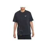 Nike L&otilde;dva l&otilde;ikega tilk&otilde;lgadega &uuml;mmarguse kaelusega T-s&auml;rk Meeste Topid Must HV1672-010 L black