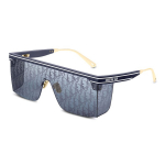 Dior &Uuml;hesilmalised Ruudukujulised Raamiga P&auml;ikeseprillid Piloodistiilis Unisex P&auml;ikeseprillid Sinised CLUBM1UXT-31B8 Basic Packaging-Eyeglass Case+Box