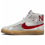 Nike Zoom Blazer Mid Premium SB Deconstructed - Platinum University Red Gum Unisex tossud Hall Summit-White Pure-Platinum FD5113-100 40.5