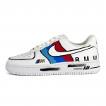 Nike Air Force 1 BMW Polsterdus Kulumiskindel Hingav Madal L&otilde;ige Rula Kingad Meeste Sinine Punane Valge CW2288-111(Team1845BMW) 44