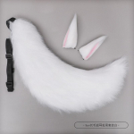 Animal Plush Fox Ear peav&otilde;ru saba &uuml;likond Cosplay Lolita kassi k&otilde;rvad juuksen&otilde;elaga saba metsalise peakatete komplekt peokost&uuml;&uuml;mi aksessuaarid