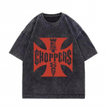 Paul Walker S&auml;rk West Coast Choppers Vintage Pesuga T-s&auml;rk Mehed Naised Hip Hop Streetwear Suur L&uuml;hikeste Varrukate Puuvillased T-s&auml;rgid M